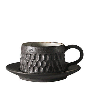 Open image in slideshow, Best Espresso Cup + Saucer - Functional Art for Modern Homes - Vanilla Bean
