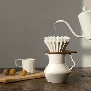 Best White Pour Over - Functional Art for Modern Homes - Vanilla Bean